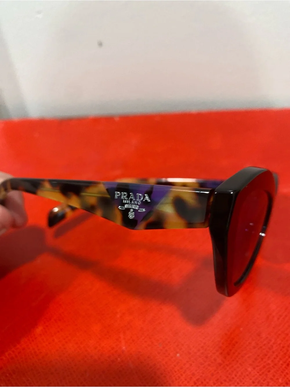 Prada SPR A02 Cat-Eye Women’s Purple/Tortoise Sunglasses
